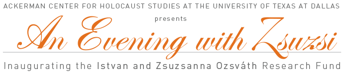 An Evening with Zsuzsi